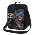 thumbnail image 1 of Disketp Colorful Plant Turtle A Bolsa Térmica Estampada para Almuerzo, Lonchera para Hombres y Mujeres Adultos, 1 of 7