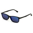 thumbnail image 2 of TR90 Black Reading Glasses With Sunglasses Clip On - Eyeglasses Frame Rx'able Readers Clear Blue Mirror, 2 of 5