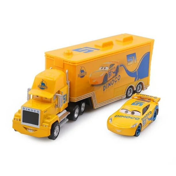 Disney-coches de Pixar Cars 2 y 3 para niños, juguetes de Rayo McQueen, Jackson Storm, tío Mack, camión 1:55, coche fundido a presión, regalo de Año Nuevo