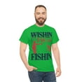 thumbnail image 5 of Wishing I was Fishing  Love to fish Unisex Heavy Cotton Tee, 5 of 9