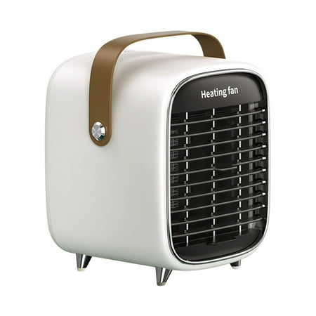 

AnuirheiH Mini Heater Desktop Heater Mute Hot Air Blower Small Household Heater for Office Bedroom Electric Heater 90~240V/50~60HZ 2022 Newest Mini Heater Office Desktop 900W
