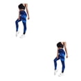 thumbnail image 4 of Minnieouse Mujeres Butt Leggings Gym Tie Dye Pantalones largos Hip Lift Cintura alta Entrenamiento Pantalones de chándal Medias para Type11 NO11, 4 of 6