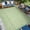 Gray-green/ivory, variant on GlowSol Black and White Striped Outdoor Rug 8x10 Waterproof - Reversible Plastic Straw Patio Mat for Camping, Deck, RV, Backyard, Picnic, Balcony
