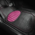 thumbnail image 4 of FH Group Solid Black Heavy Duty Floor Mats from FH Group for Auto Car w/ Free Dash Mat, 4 of 7