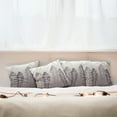 thumbnail image 4 of Ambesonne Country Throw Pillow Cover 4 Pack, Wild Pine Forest Themed, 24", Pale Mauve Taupe, 4 of 5