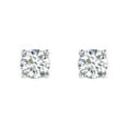 thumbnail image 3 of 0.40 Carat 4-Prong Diamond Stud Earrings in 14K White Gold, 3 of 6