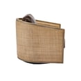 thumbnail image 5 of JINS & VICO 360° Swivel Barrel Chair with Cushions, PU Leather & Wood Frame, Brown, 5 of 7