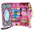 thumbnail image 4 of Barbie Women's Cloth Portable Handbag Clutch, Pink, 4 of 5