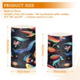 thumbnail image 6 of Yayeee Flameless Candles with Remote Flickering Battery Operated Multi Color Changing, Zodiac Stars, 6 of 7