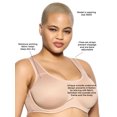 thumbnail image 7 of Paramour by Felina | Body X Underwire Sports Bra (Black, 32C), 7 of 7