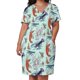 thumbnail image 2 of Colorful Aquatic Cray Species in Watercolor Loose Pocket Dress dress evening dress, 2 of 6