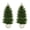 4 FT, variant on 2-Pack Artificial Cedar Topiary Trees LED Lights & White Pot 3/4FT Faux Cypress in Decorative White Pots UV Resistant Evergreens for Indoor/Outdoor Use, Ambient Glow for Living Room & Patio