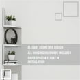thumbnail image 6 of Danya B. Grey Laminate Large Corner Wall Mount Shelf, 6 of 8