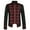Black, variant on Herrnalise Jackets for Men Casual Solid Halloween Long Sleeve Stand Collar Steampunk Gothic Blazer Jacket Red