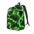 thumbnail image 2 of KLL Green Lightning Print Travel Laptop Backpack - College Backpack Business Work Bag Nurse Bag Casual Daypack for Weekender Business Hiking -Medium, 2 of 6