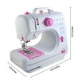 thumbnail image 2 of Machine à Coudre Portable pour Artisanat et Raccommodage avec 12 Étoles Intégrées pour Cadeau Débutant, 2 of 4