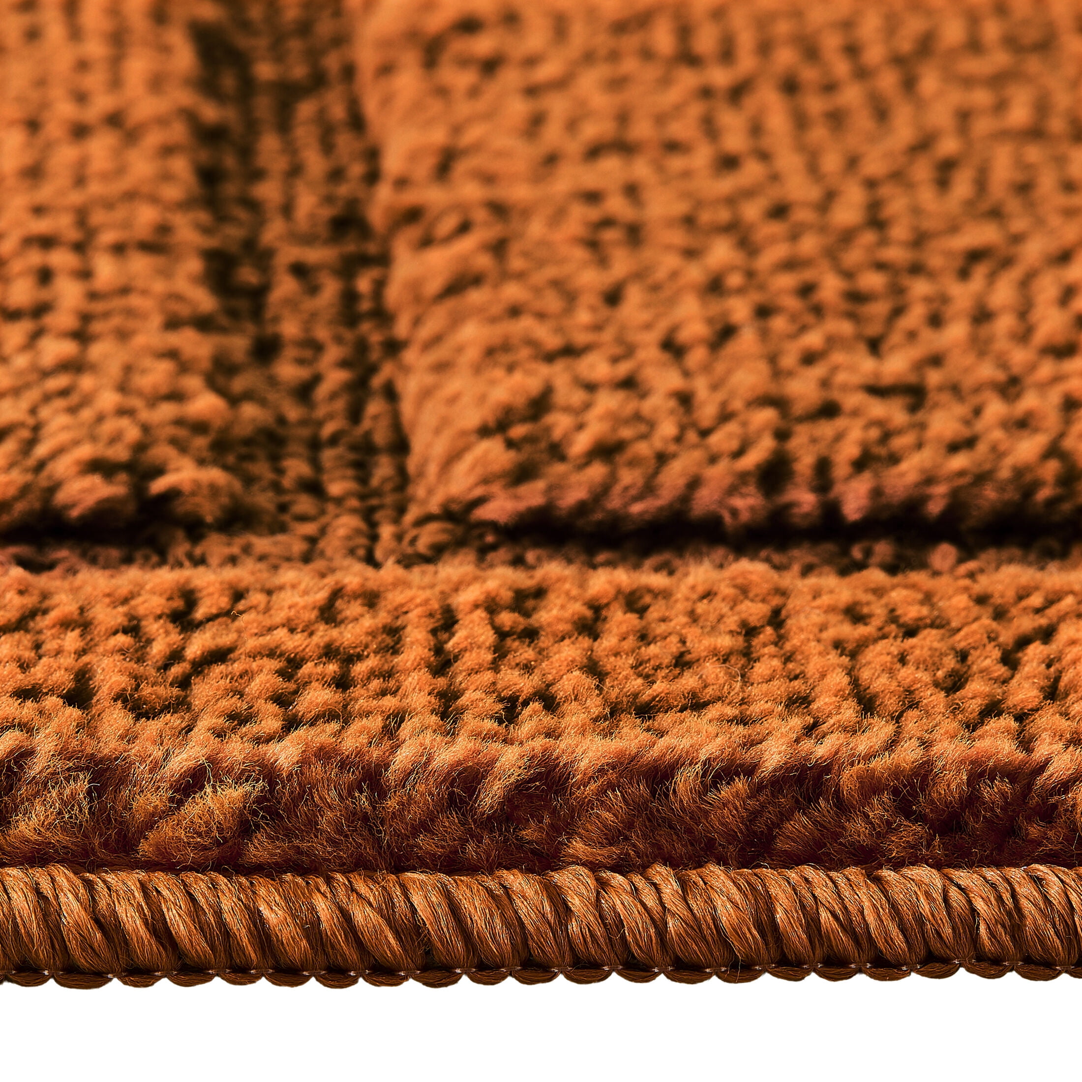 Mainstays Solid High Low Tufted Grid Brown Indoor Area Rug, 5' x 7'