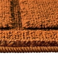 thumbnail image 7 of Mainstays Solid High Low Tufted Grid Brown Indoor Area Rug, 5' x 7', 7 of 7