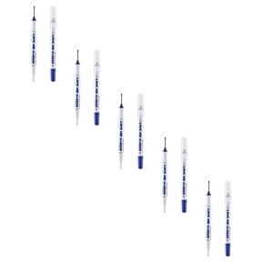 Mise à niveau Long Head marqueur de trou profond Stylos de marquage d'encre de menuiserie Stylo de construction de stylo de menuisier coloré Outil pour le travail du bois de salle de bains .5ml*5