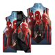 thumbnail image 3 of Chaleco de hombre con estampado 3D de Spider-Man de Peter Parker, chaqueta deportiva para exteriores, para ocio y fitness, chaqueta con cuello alto para hombre, cortavientos, 3 of 5