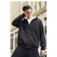 thumbnail image 3 of 1PCS 2022 Winter Men's Fleece Thickened Sweatshirt-Black [High-Quality Shearling Jacket]-S, 3 of 5
