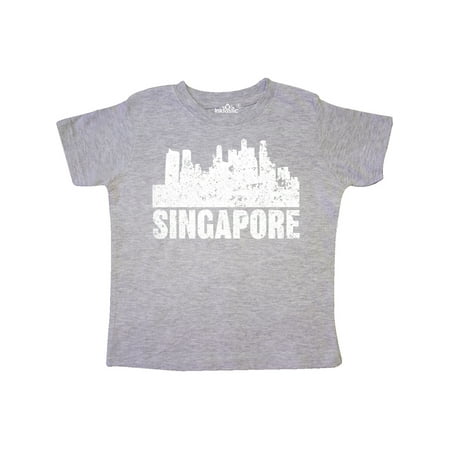 

Inktastic Singapore City Skyline with Grunge Gift Toddler Boy or Toddler Girl T-Shirt