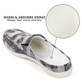 thumbnail image 4 of Men's House Slippers, Slippers with Arch Support , Memory Foam House Shoe for Men, Orthotic Shoes for Indoor Outdoor,Size 13,Black Beige, 4 of 7