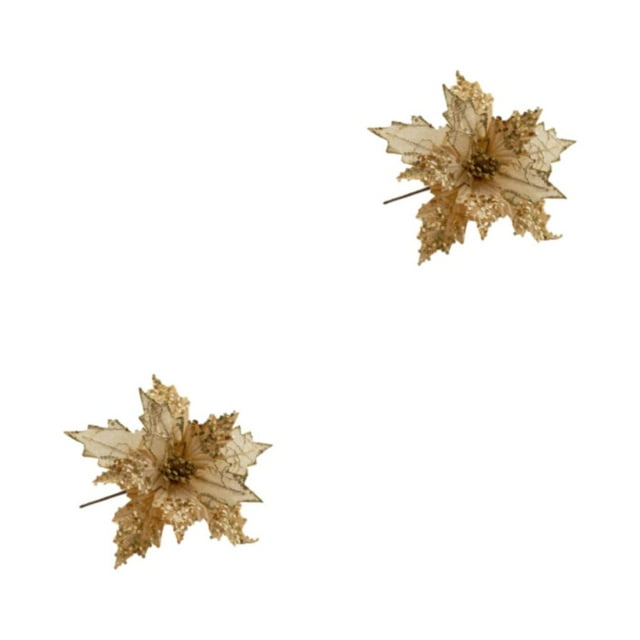 relayinert DIY Christmas Ornament Easy To For Beautiful Christmas Tree Premium Christmas Tree Decorations Gold 2Set
