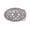 Matt Silver, variant on 1 1/2" Antique Silver Brass Oval Perforated Engraved Crystal Rhinestone Western Floral Belt Buckle