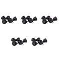 thumbnail image 1 of 25Pcs SPST Black Button On/Off Round Rocker Switch AC 6A/250V 10A/125V, 1 of 8