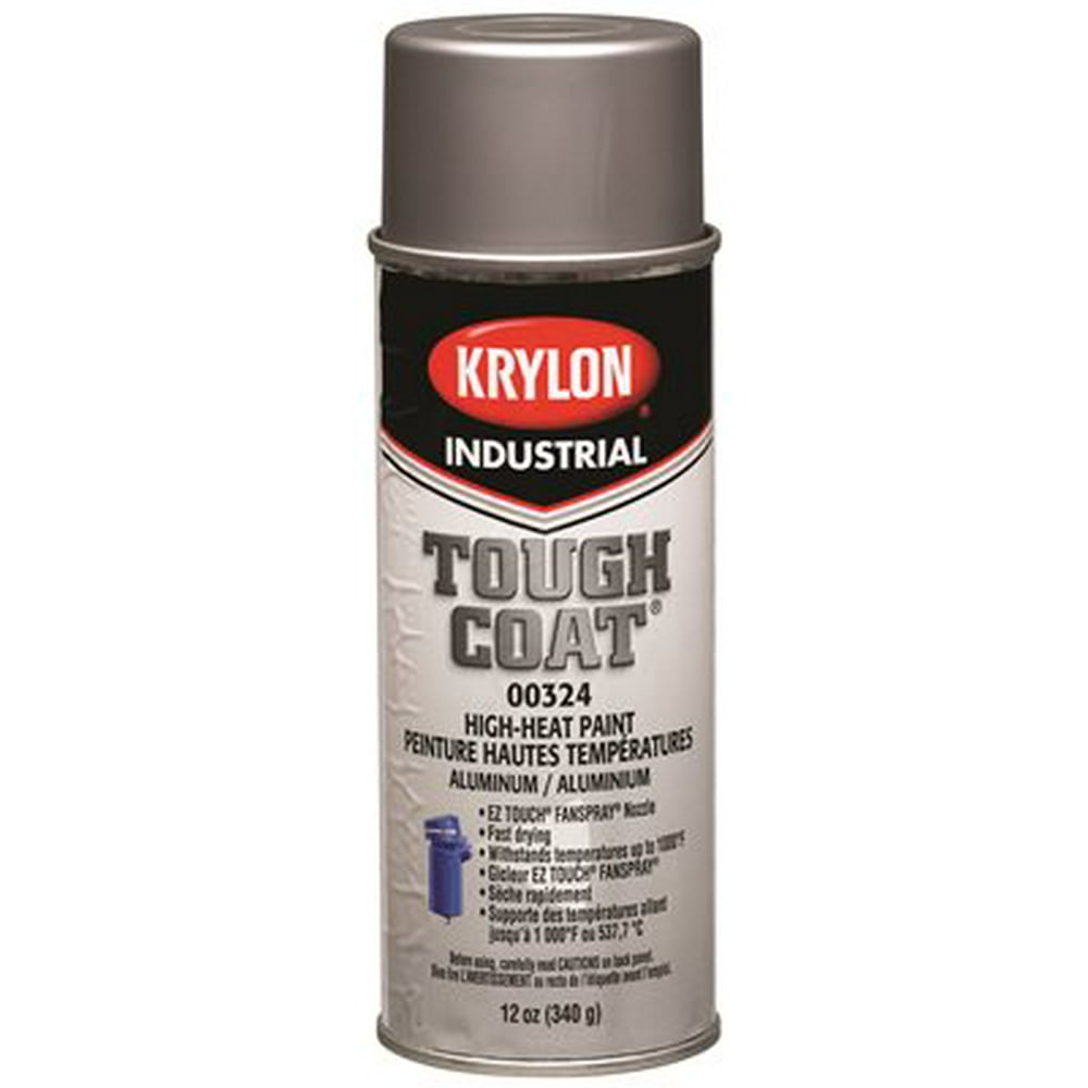 KRYLON® INDUSTRIAL TOUGH COAT® HIGH HEAT SPRAY PAINT, 12 OZ., BLACK per