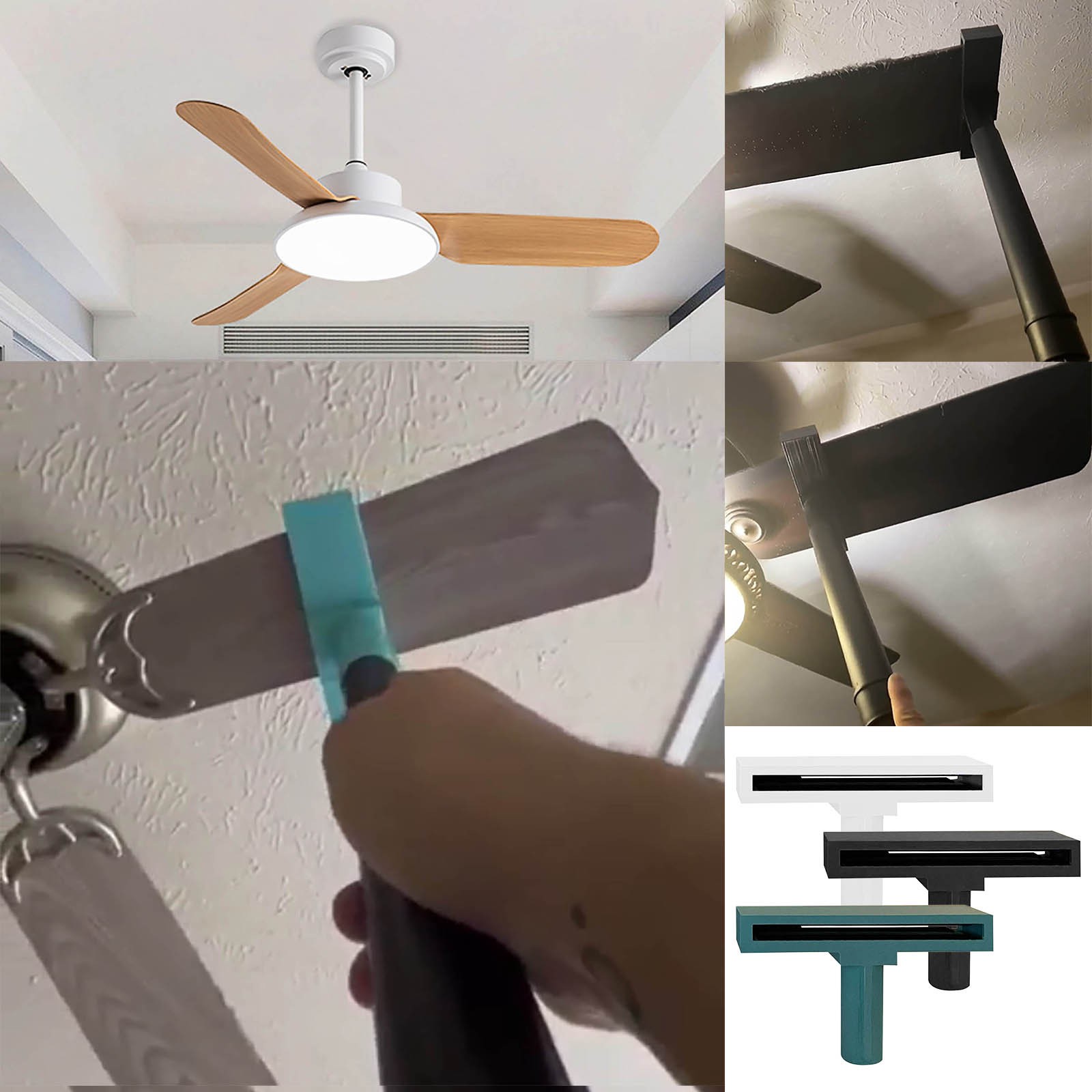 Gotyou Ceiling Fan Cleaning Vacuum Attachment Removal Cleaning Electric