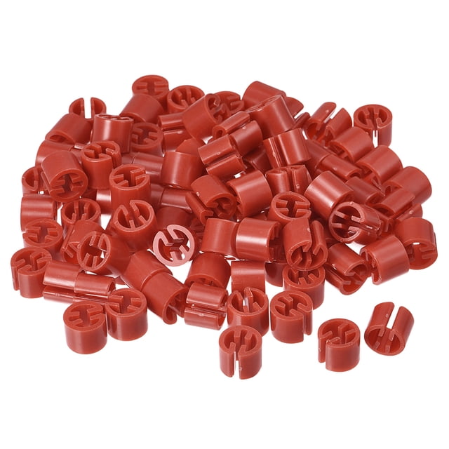 Ropa Colgador Marcadores En Blanco Etiquetas Ajuste 3,5mm Varilla para Prenda Color Codificación Rojo, Paquete de 150