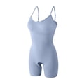 thumbnail image 1 of PEASKJP Women's Firm Control Shapewear Tummy Control Mid-Thigh Seamless Full Body Shaper, Light Blue S, 1 of 3