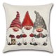 thumbnail image 3 of Funda de cojín cuadrada Feliz Navidad, Fundas de almohada de lino Fundas de almohada decorativas Decoración del hogar para sala de estar Sofá Cama, 3 of 5