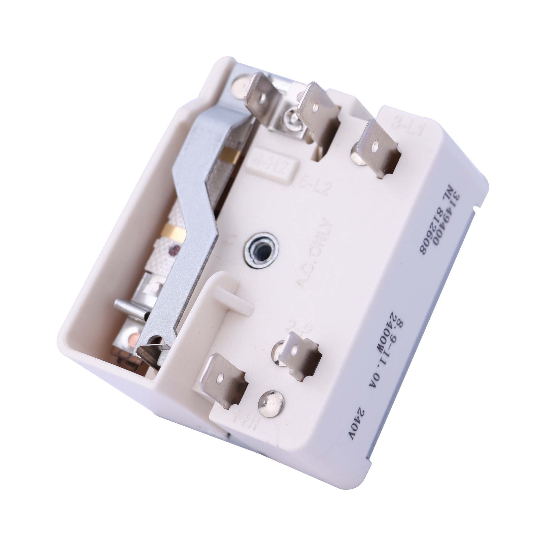 3149400 & 3148953 Range 8-Inch Burner Infinite Control Switch Replacement for Whirlpool, Maytag,  Amana Stoves | Compatible with 3148954, PS11740783, 336989, AP3095444