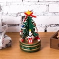 thumbnail image 3 of Árbol De Navidad Con Caja De Música De Juguete De Relojería Decoración De Regalo De Navidad Verde, 3 of 9