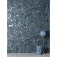 thumbnail image 2 of Fine Decor Suave Navy Marble Wallpaper, 2 of 4