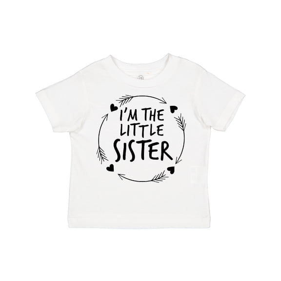 Inktastic I'm the Little Sister Girls Toddler T-Shirt