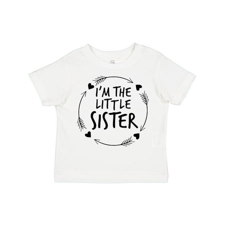 

Inktastic I m the Little Sister Gift Toddler Toddler Girl T-Shirt