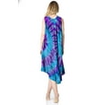 thumbnail image 2 of Sakkas Neja Women's Casual Maxi Summer Sleeveless Loose Fit Tie Dye Tank Dress - 17009-C5 - One Size Regular, 2 of 5