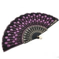 thumbnail image 3 of Abanico plegable NikouMX 10 piezas de lentejuelas plegables de baile de mano ventilador plegable de mano rendimiento de alta gama, 3 of 8