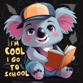 thumbnail image 3 of CafePress - I'm Cool I Go To School Women's Value T Shirt - Women's Traditional Fit Dark T-Shirt, 3 of 4