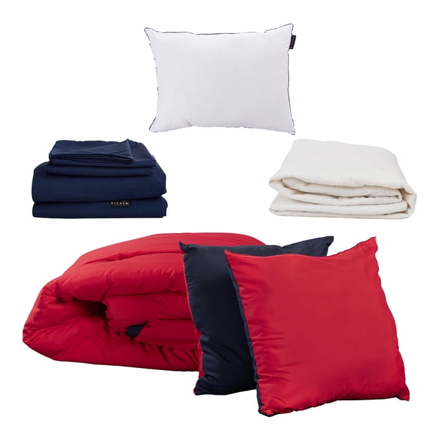Set de Edredón Doble Vista Individual DICASA Couzy Sábanas Softy Protector Almohada One