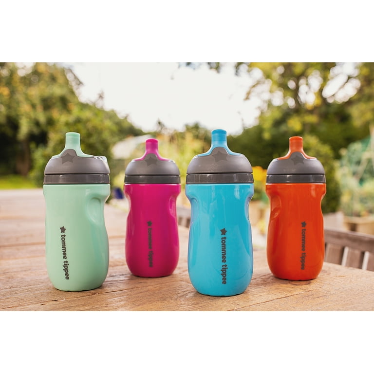 Tommee+Tippee+Insulated+Sportee+Toddler+Water+Bottle+With+Handle+12m+2ct  for sale online