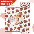 thumbnail image 4 of White Background Football Helmets Pattern Toddler Nap Mats for Kids Preschool,Sleeping Mat Bag or Kids,Toddler Sleeping Bag,Toddler Nap Mat or Daycare, 4 of 6