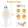thumbnail image 2 of Pinkiou 10 Packs Heel Blister Pads Prevention Cushioned Bandages Guard Stickers Athletes Anti-Wearing Toes Protect Heal Skin from Rubbing Shoes for Running Hiking(2.8 X 6.9cm), 2 of 8