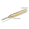 thumbnail image 3 of Automatic Center Punch, 5.21” Brass Spring Loaded Adjustable Impact Hole Punch Breaker Tool for Window, Glass, Wood, Metal, 3 of 3