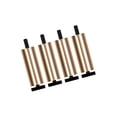 thumbnail image 1 of 4x Sofa Feet Metal Furniture Legs Rustproof Adjustable Height Support Leg for Furniture Modern Style Replacement Couch Legs for Table Chair , gold 12cm, 1 of 8
