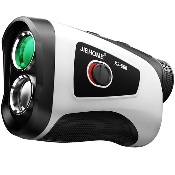 Telémetro de golf jiehome con pendiente, rango de 600 m, aumento 7X